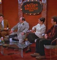 Merv Griffin passed away in 2007. While his talk show may not be memorable enough to qualify for entry into the Smithsonian, his set at least belongs in the dumpster behind it. Merv Griffin