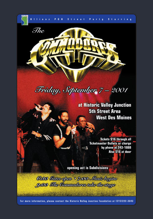Commodores poster